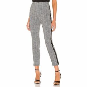 Bailey 44 Aubrey Houndstooth Leather Trim Pull on Pant